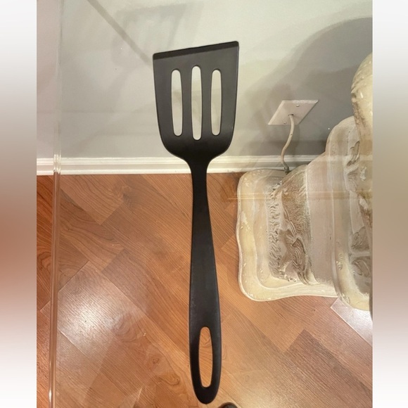 TRAMONTINA Spatula Ability Black Nylon Made In Brazil Flipper Turner Slanted  - Picture 11 of 11